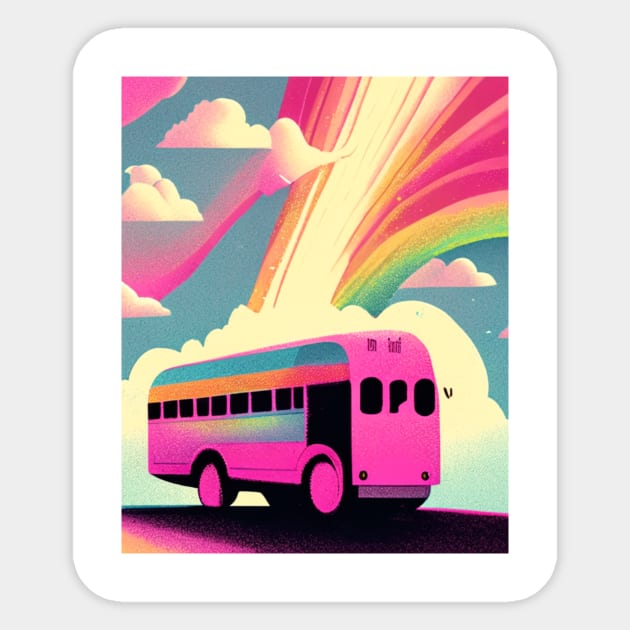 Ride on the rainbow Sticker by DropStop